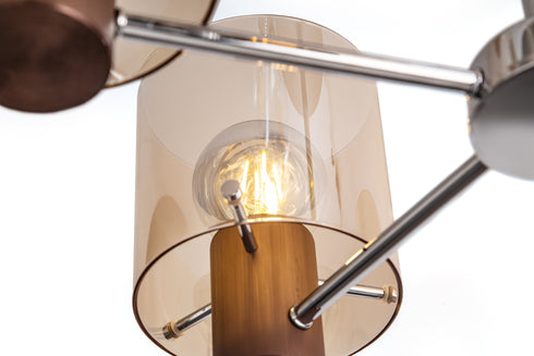 Brooks Semi Flush Light 5 Light